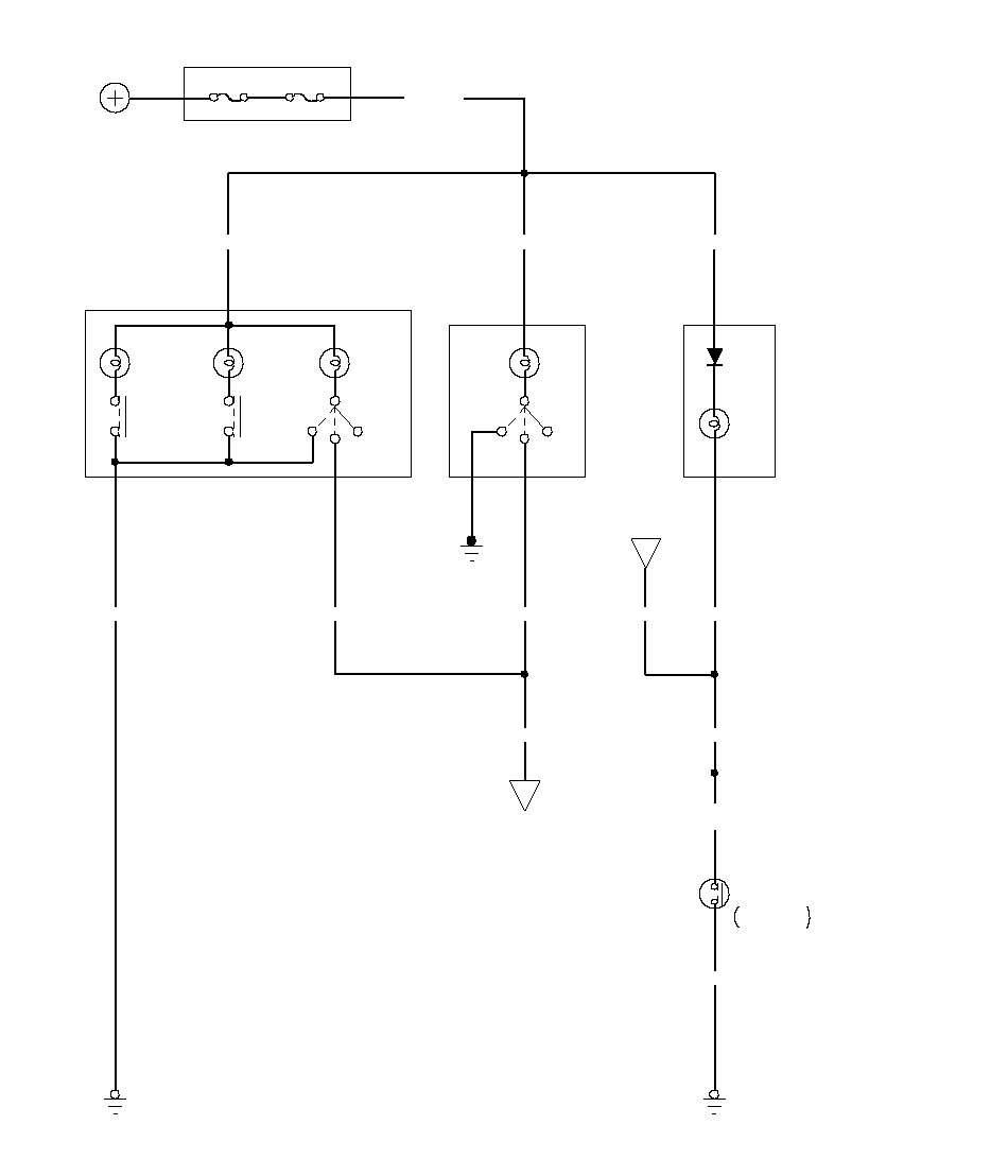 Interior Lights Circuit Diagram With Sunroof